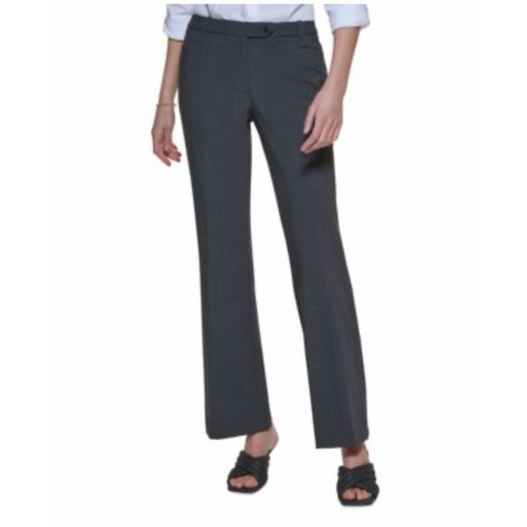 Calvin Klein Modern Fit Gray Career Work Trouser Slacks Dress Pants 16 Grey NWOT - Picture 1 of 8